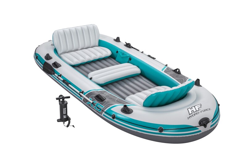 Inflatable 5-seat boat Bestway Adventure Elite X5 Raft, 364x166x45 cm, 65159