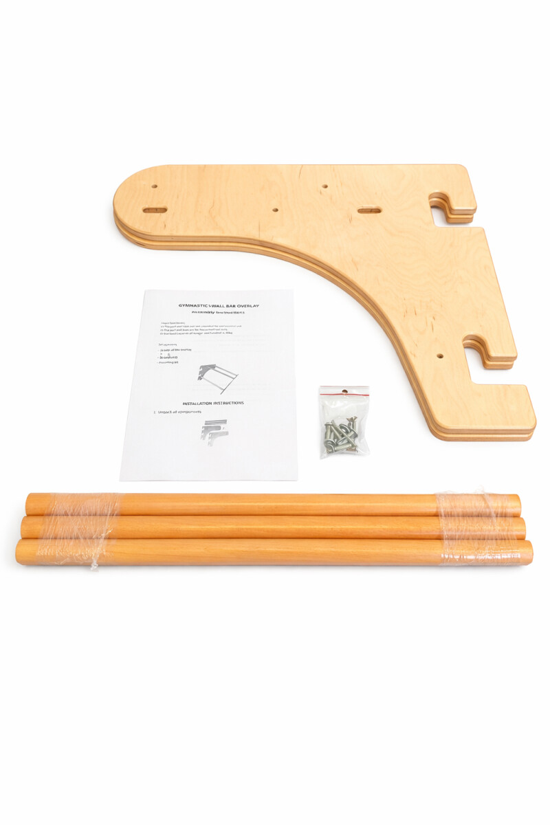 Wooden Swedish ladder RESTPRO® WOOD 230x65 cm with pull-up bar