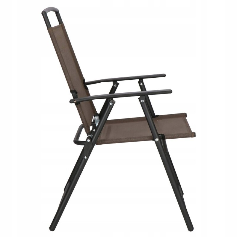 Folding outdoor chair 45x52x92 cm, brown