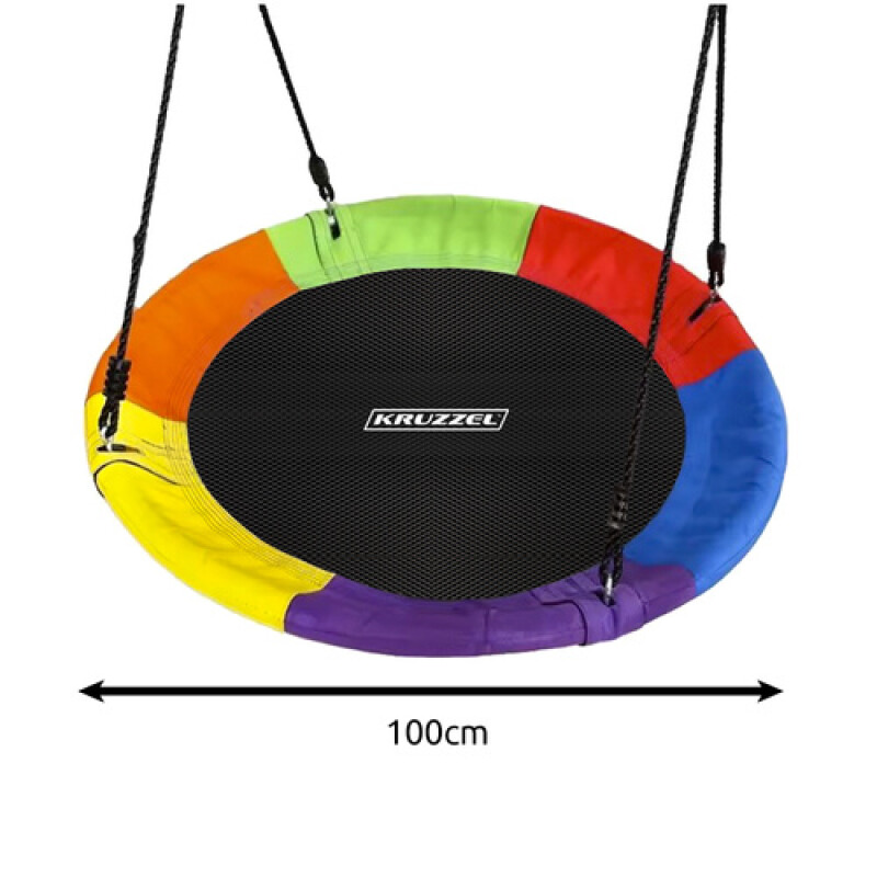 Children's swing Stork nest Ø 100 cm, multicolored