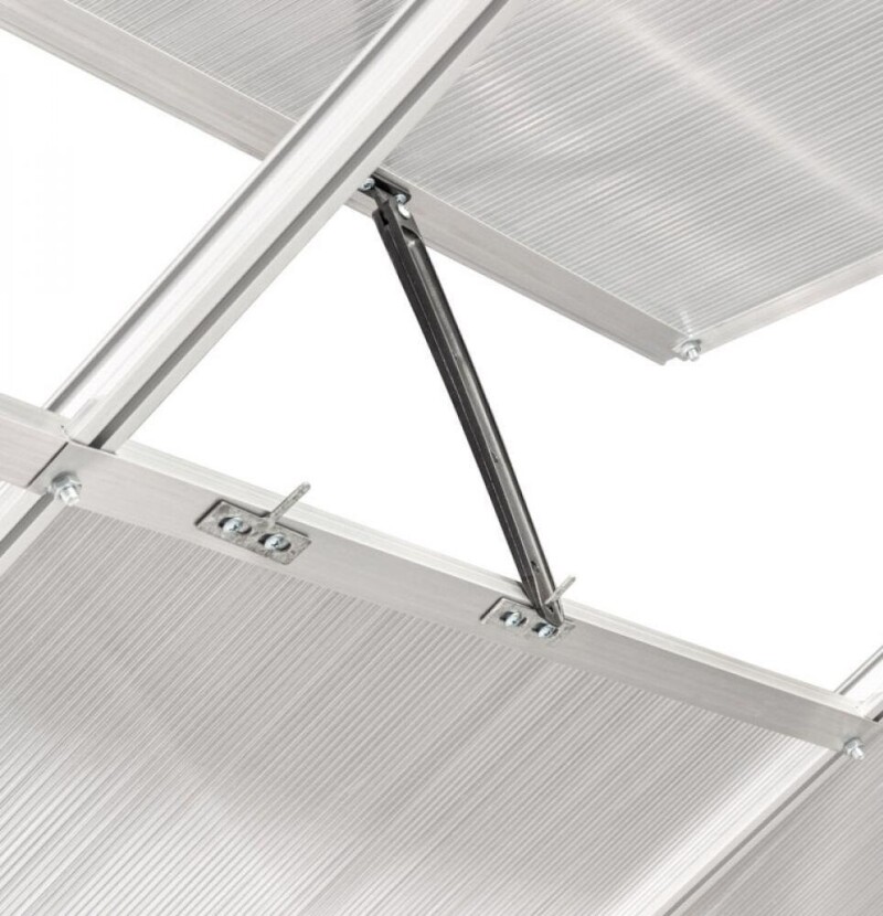 Поликарбонатная теплица 13.75м² (2.5х5.5м)