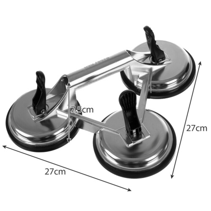 Triple Vacuum Suction Cup, up to 150 kg