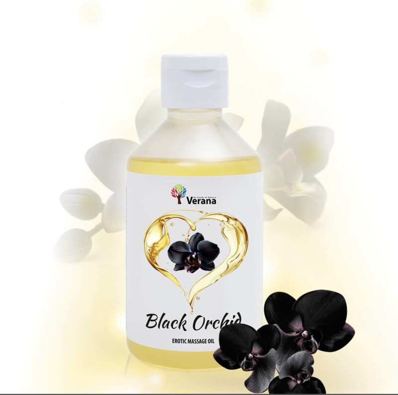 Erotiskās masāžas eļļa Verana, Melnā orhideja 250ml