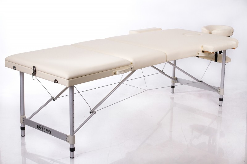 Portable Massage Table RESTPRO® ALU 3 Cream