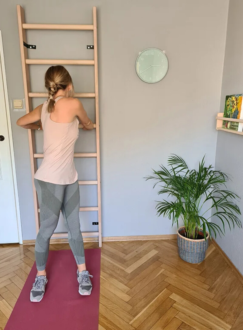 Деревянная шведская стенка RESTPRO® WOOD 230х65 см