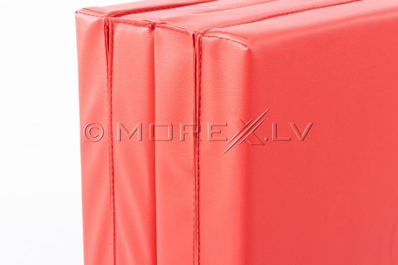 Folding sports mat 122x244cm red