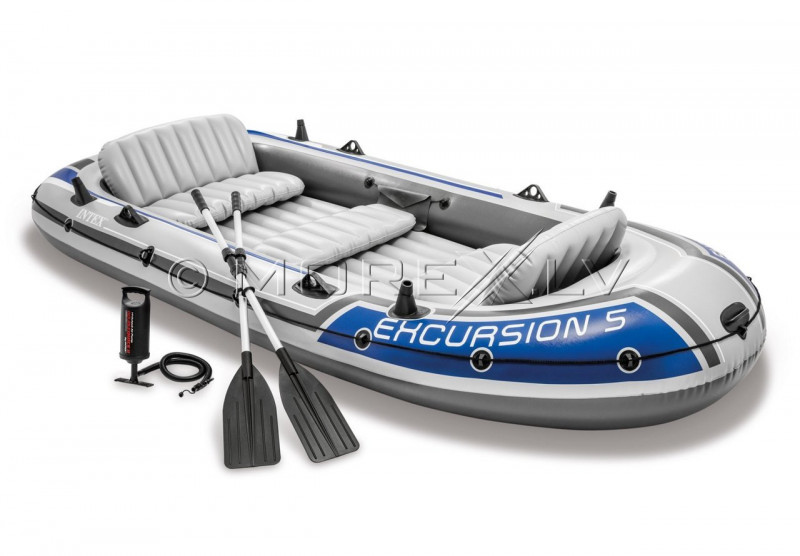 Piepūšamā laiva Intex EXCURSION 5 BOAT SET, 366x168x43 (68325)