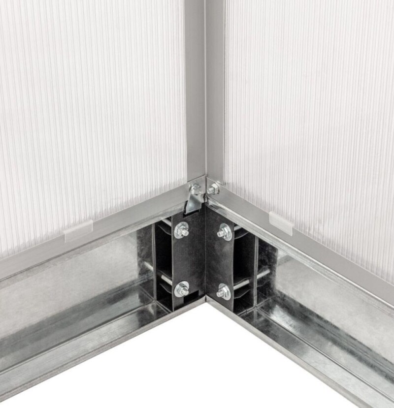 Поликарбонатная теплица 4.75м² (2.5х1.9м)