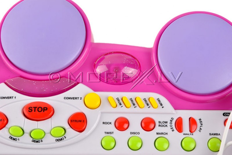 Kids Keyboard with a Microphone and a Chair 00001374