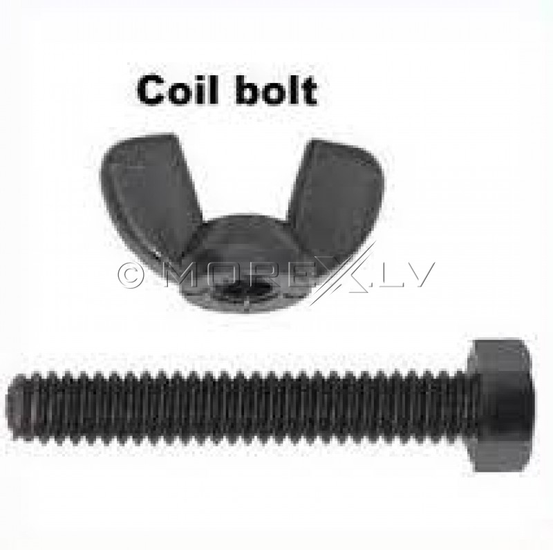 Minelab Black Nylon Nut, Bolt for 9" Concentric Coil (3011-0029)