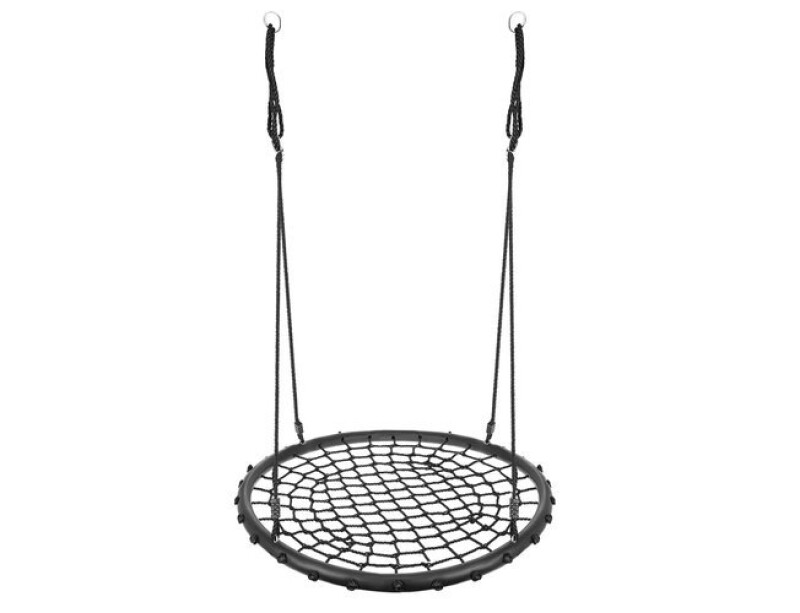 Children's swing Stork nest Ø 100 cm, black