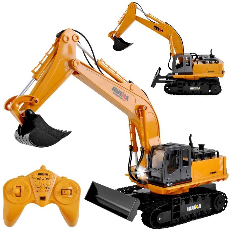 Excavator with Remote Controller XXL, metal