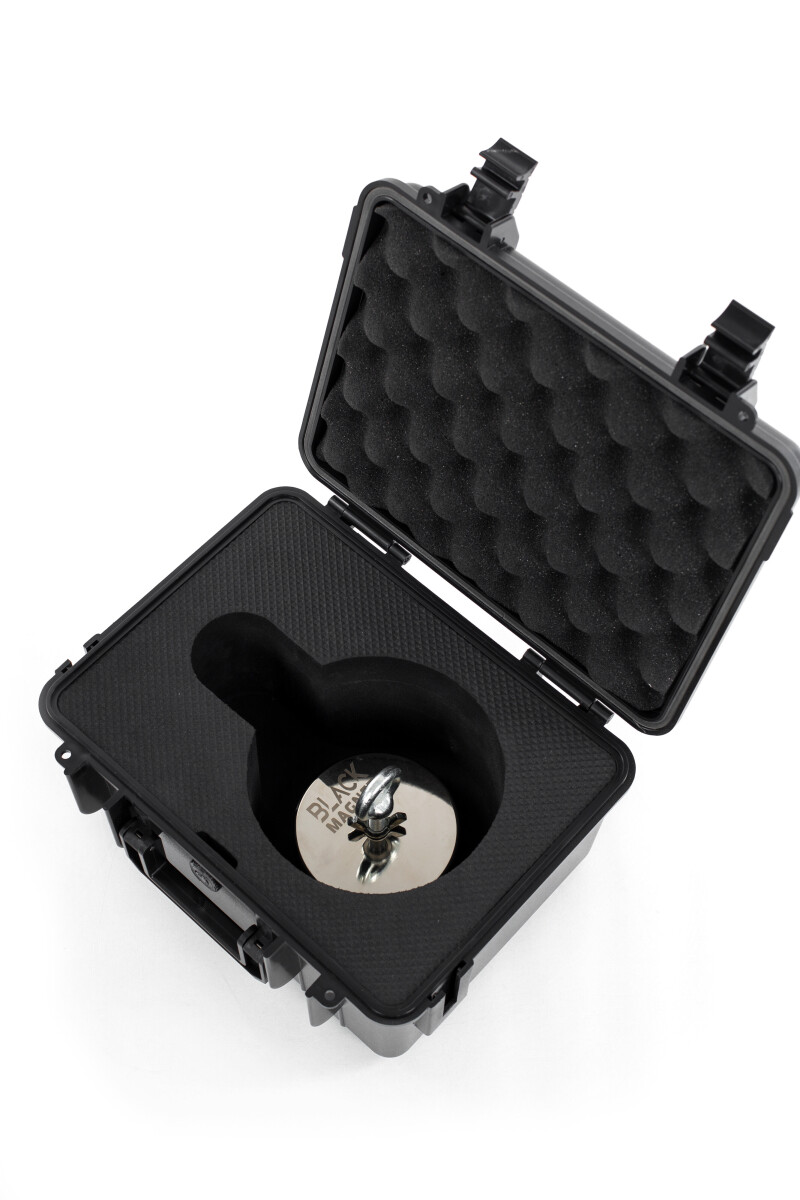 Black Magnet F300 meklēšanas magnēts 300kg ar koferi BOX600