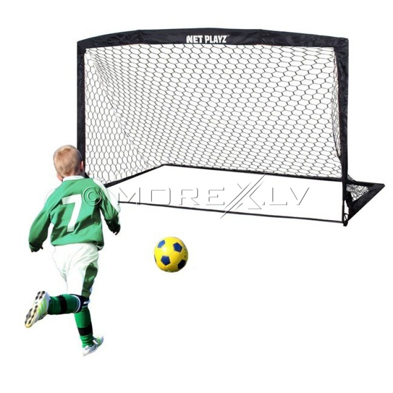 Futbola vārti ar tīklu, 200х100х100 cm