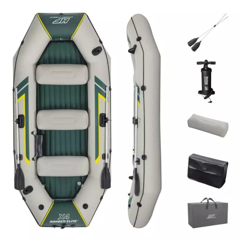 Täispuhutav paat 4-kohaline Bestway Ranger Elite X4 Raft, 320х148х47 cm, 65157