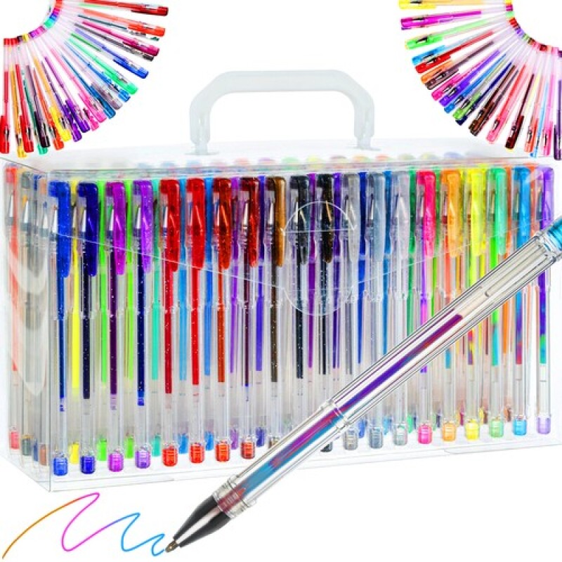 Gel pens - set of 140 pcs.