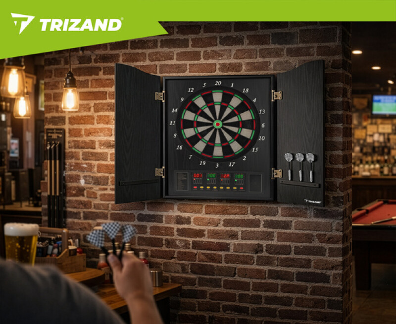 Wooden Electronic Darts Board