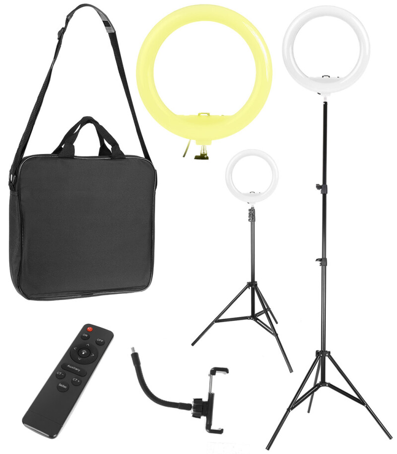 Кольцевая ЛЕД лампа для фото и видео съемок 30W