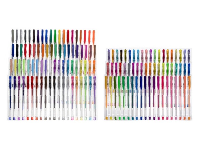 Gel pens - set of 140 pcs.