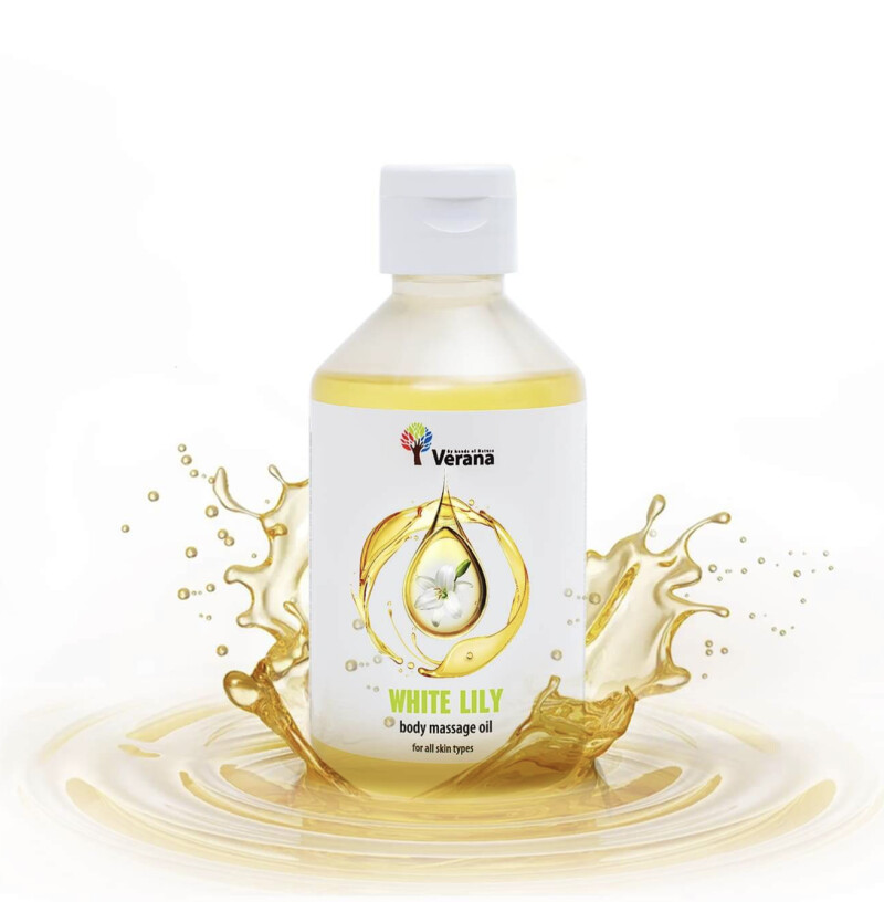 Masāžas eļļa ķermenim Verana Professional, Baltā lilija 250ml