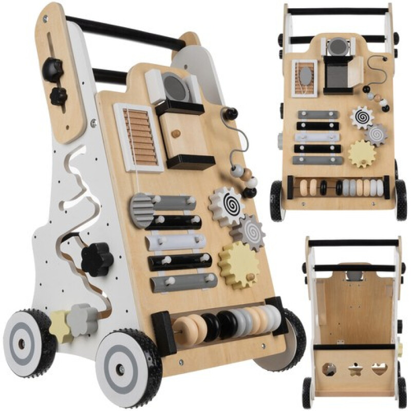 Wooden push walker