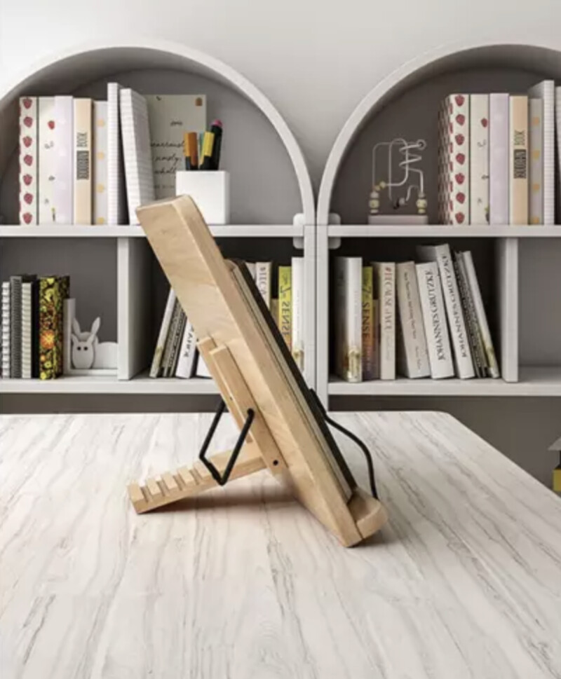 Wooden book stand