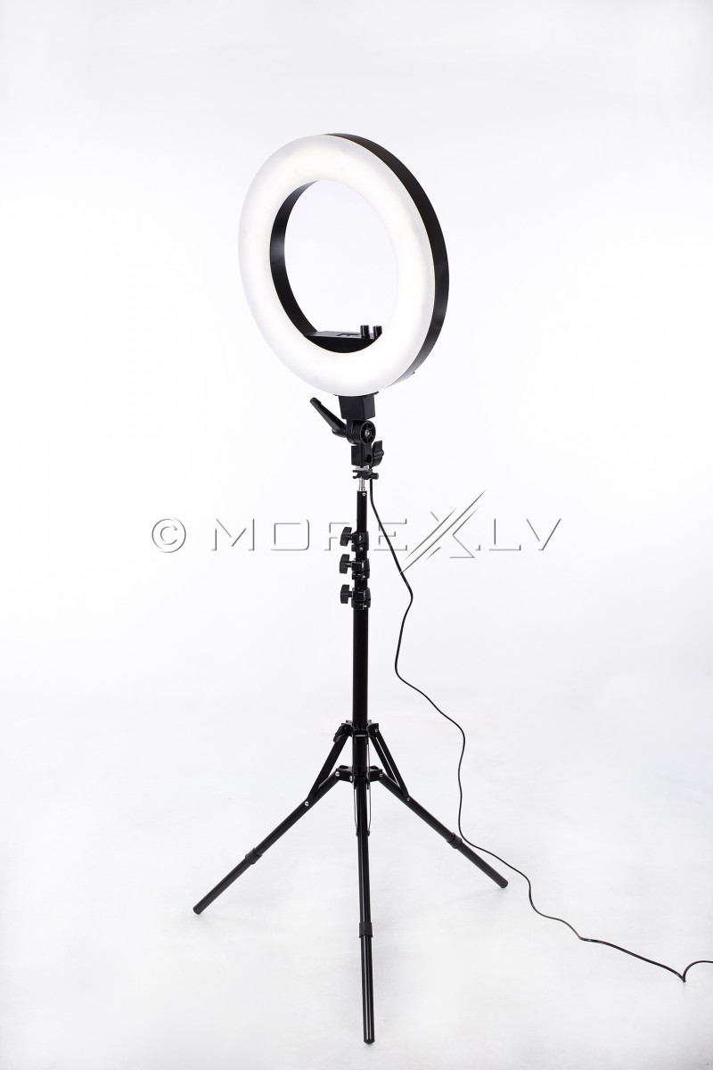Кольцевая ЛЕД лампа для фото и видео съемок Ø46 см, 50W (9601LED-18)
