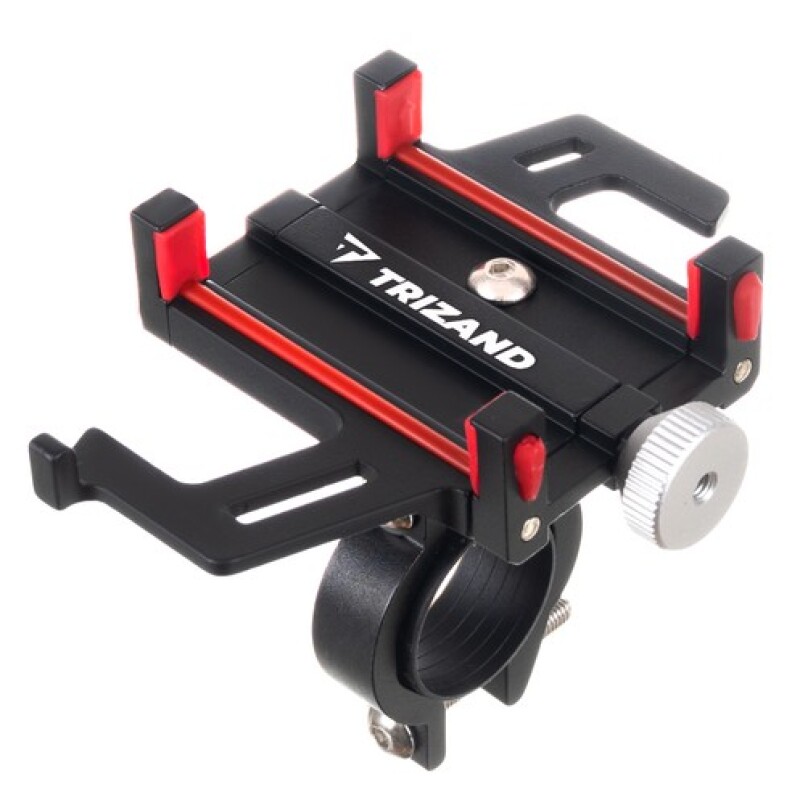 Bicycle phone holder, red-black