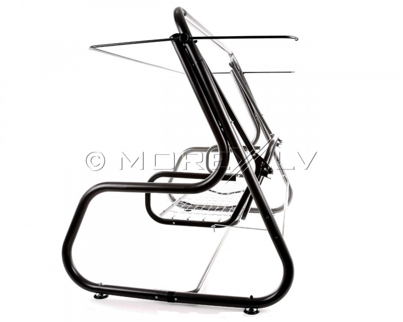 Garden Swing RIMINI D002-06PB 220x140 cm, 3-seat, grey