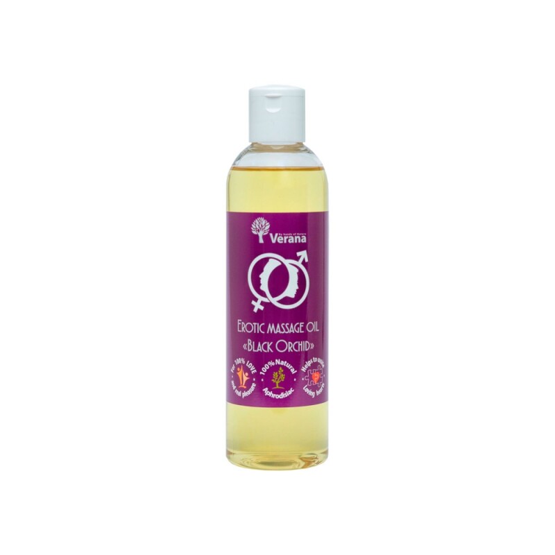 Erotic massage oil Verana, Black Orchid 250ml