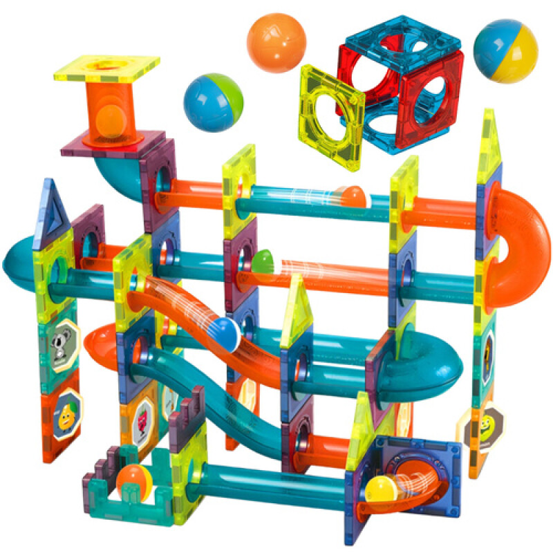 Magnetic blocks - ball track 96 pcs.