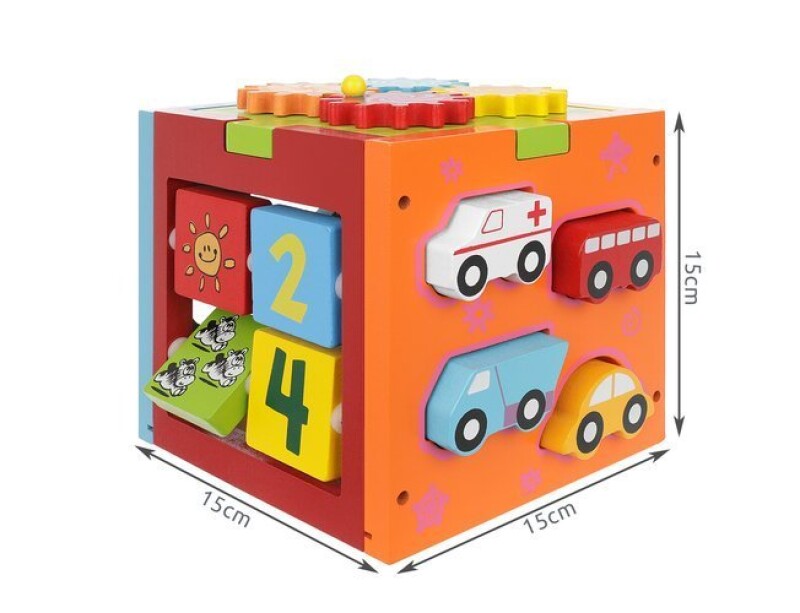 Educational Wooden Cube - Sorter