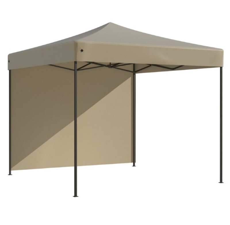 Pop Up Saliekamā nojume 2.92x2.92 m, ar sienām, Bēša, H sērija, tērauds (tents, paviljons, telts)