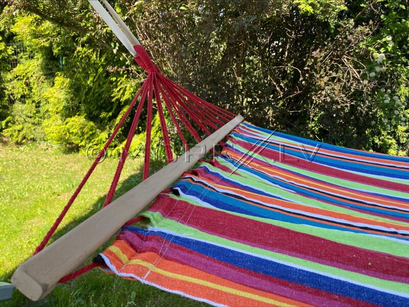 Hammock-garden swing 200x150 cm, multicolored