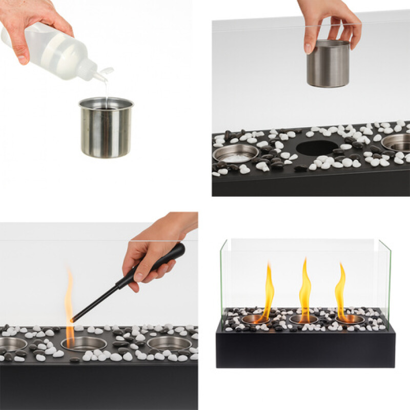 Biofireplace 45x29x21cm