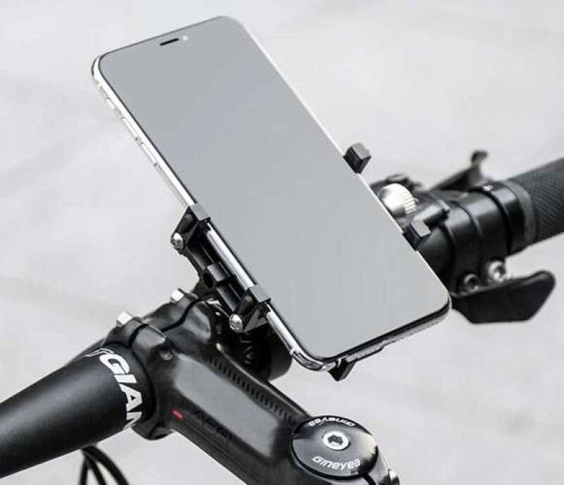 Bicycle phone holder, red-black