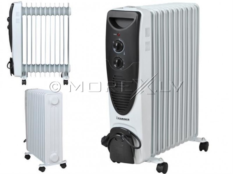 Eļļas radiators 2900W ar termostatu, 11 sekcijas (00002841)