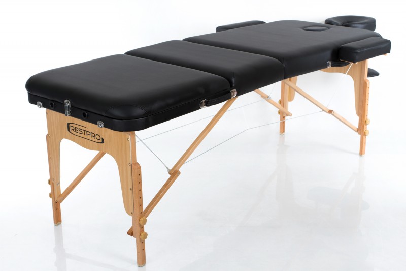 Massage Table + Massage Bolsters RESTPRO® VIP 3 BLACK