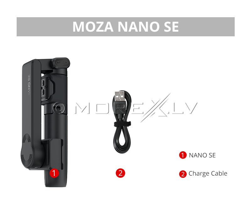 Išmaniųjų telefonų stabilizatorius MOZA NANO SE (asmenukių stendas)