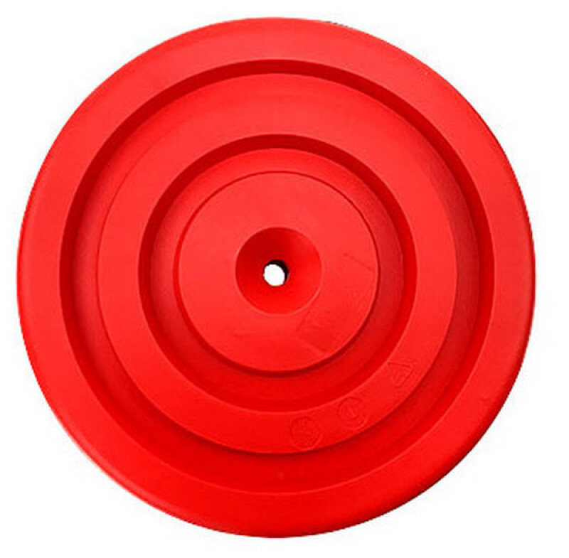 Plastic disc swing Bungee jump Ø28 cm, КВТ, red