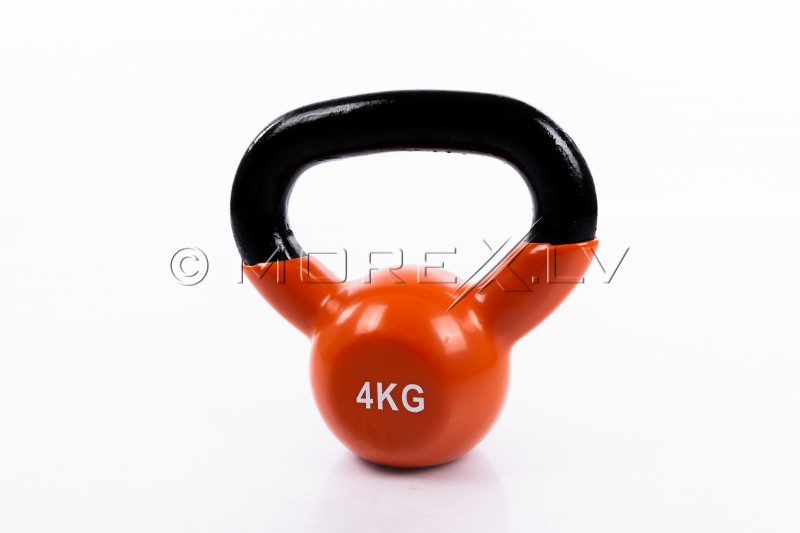 Metal Kettlebell With Vinyl Coating 4 kg