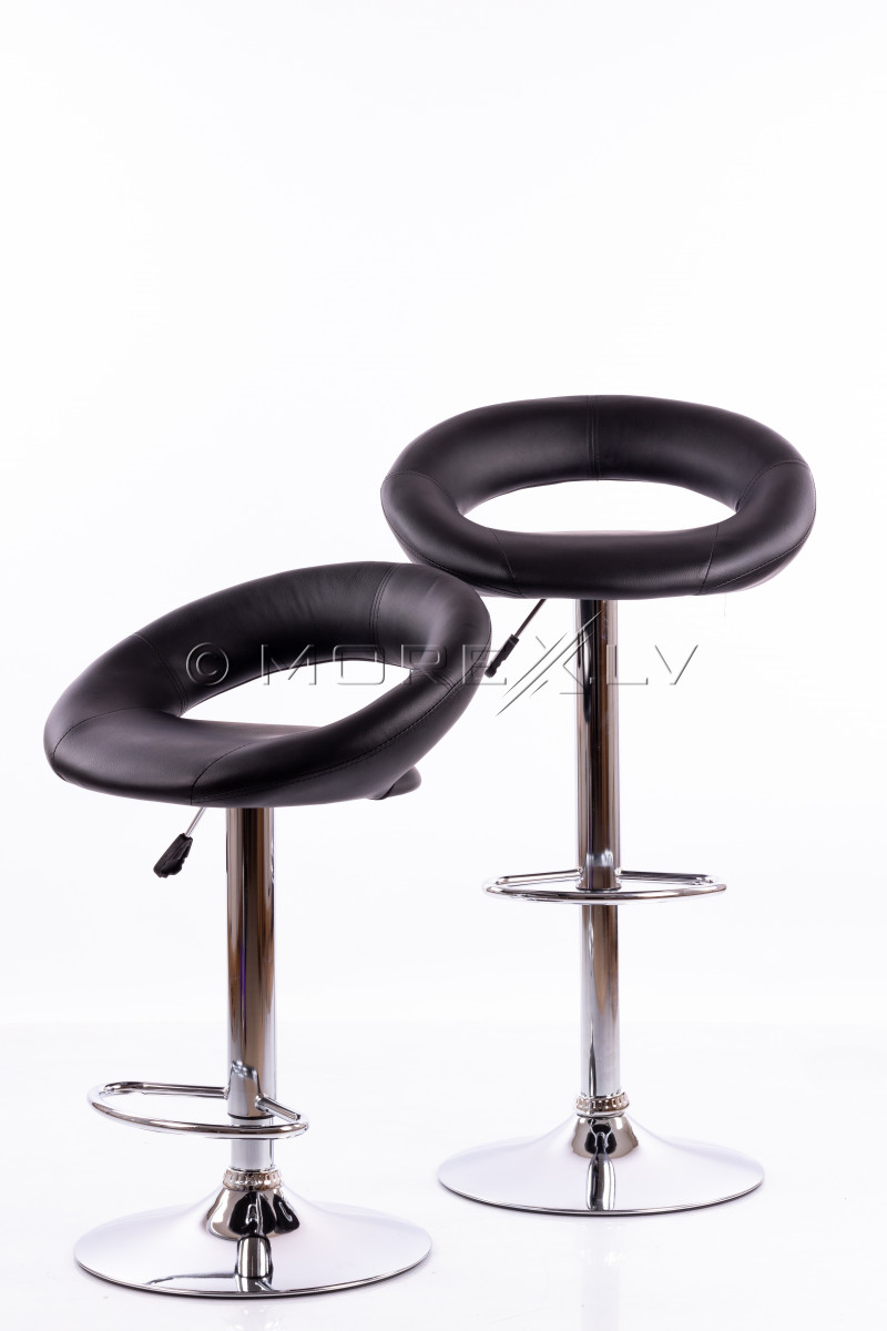 Bar chairs B02 black - 2 pcs.