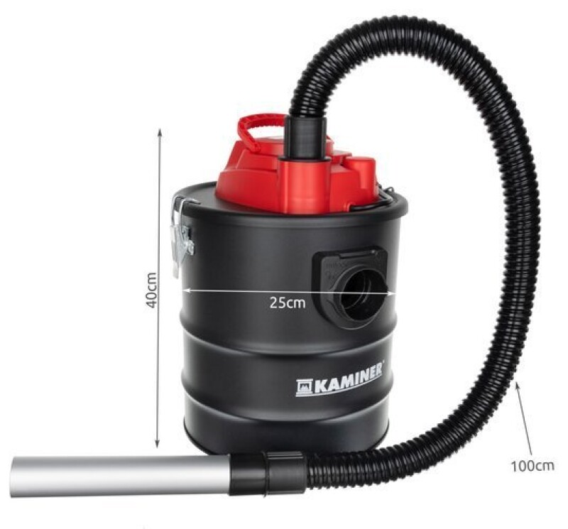 Fireplace ash vacuum cleaner 15 L, 1200W non heat-resistant