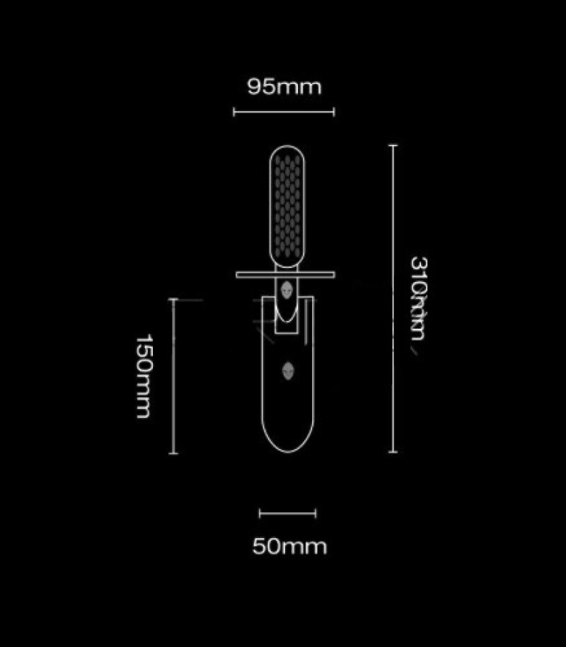 Специальная лопата Black Ada Dagger для поиска монет и сокровищ