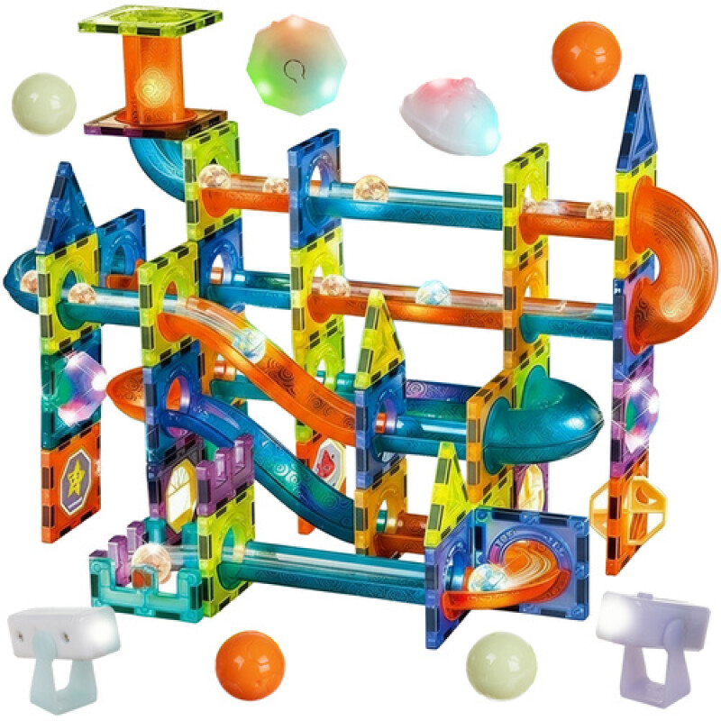 Magnetic blocks - ball track 110 pcs.