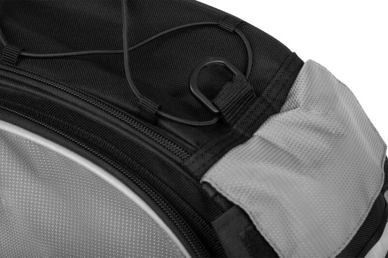 Bag for bicycle (juoda-pilka)