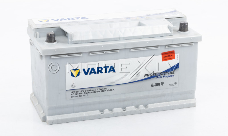 Силовой лодочный аккумулятор VARTA Professional LFD90 90Ah (20h)