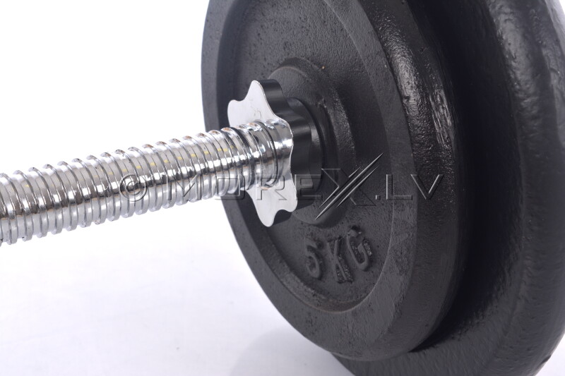 Dumbbell & Metall Barbell Set 57 kg