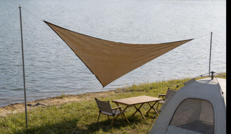 Sun Shade sail 3.6x3.6x3.6 m, triangle, beige