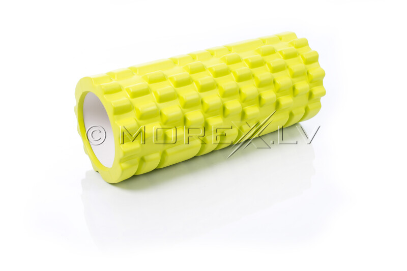 Massaažirull jooga jaoks Grid Roller 30x10cm, laimiroheline